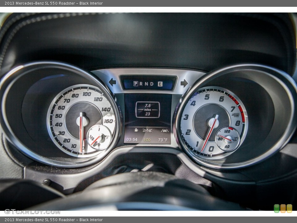 Black Interior Gauges for the 2013 Mercedes-Benz SL 550 Roadster #74461550