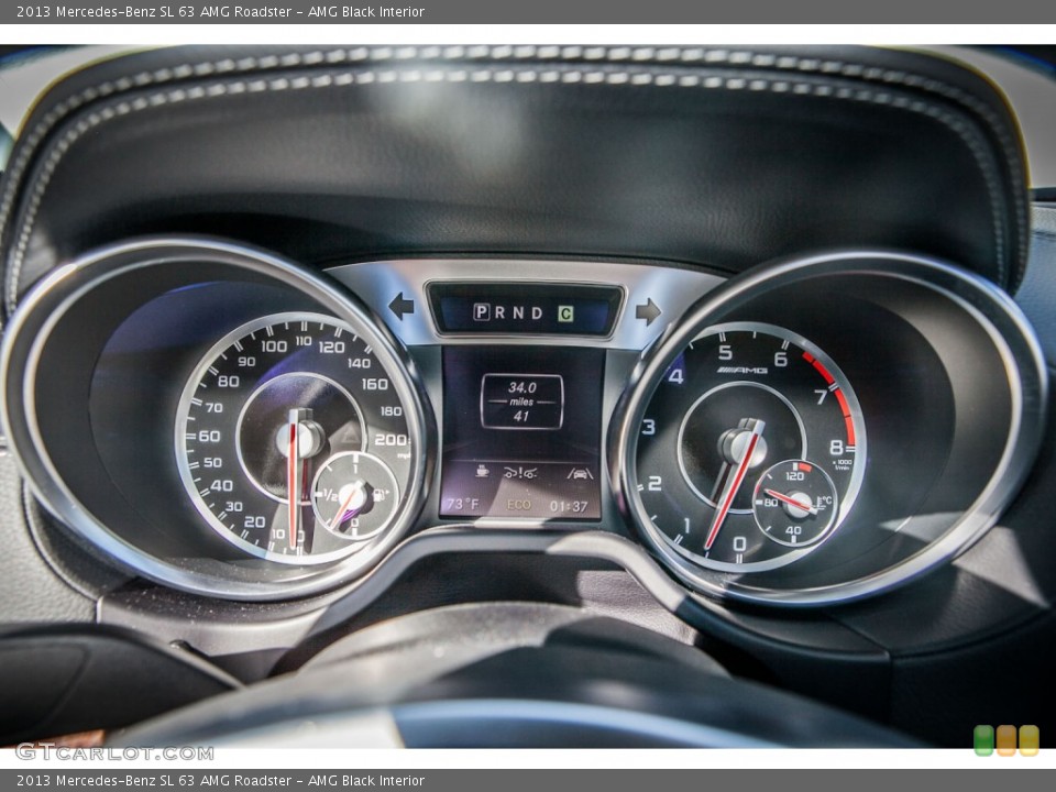 AMG Black Interior Gauges for the 2013 Mercedes-Benz SL 63 AMG Roadster #74461885