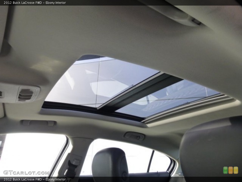 Ebony Interior Sunroof for the 2012 Buick LaCrosse FWD #74462019