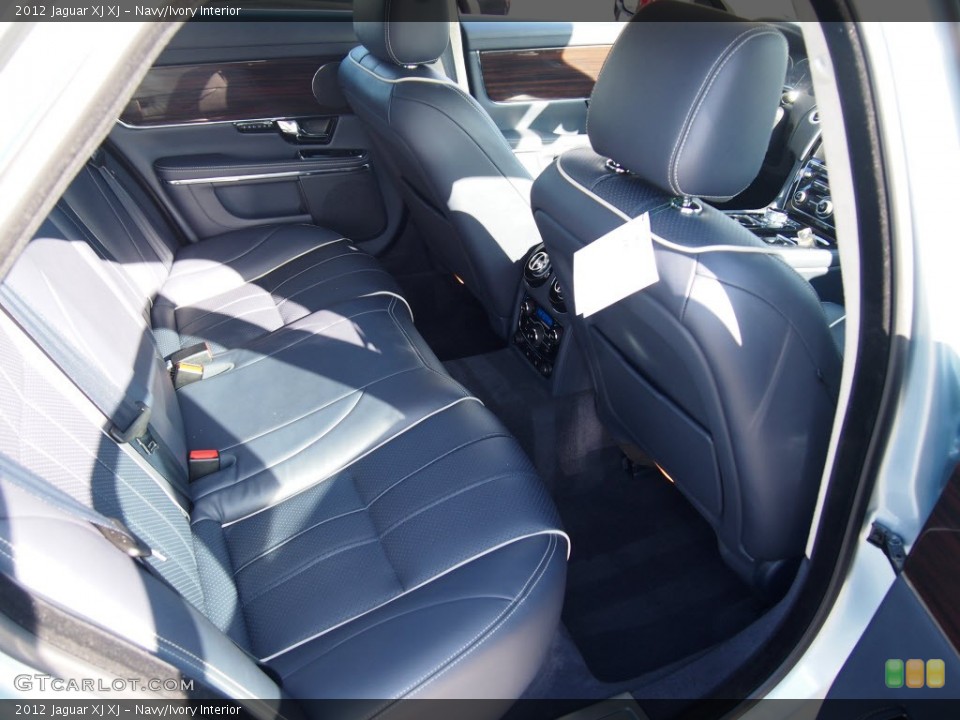 Navy/Ivory Interior Rear Seat for the 2012 Jaguar XJ XJ #74463193