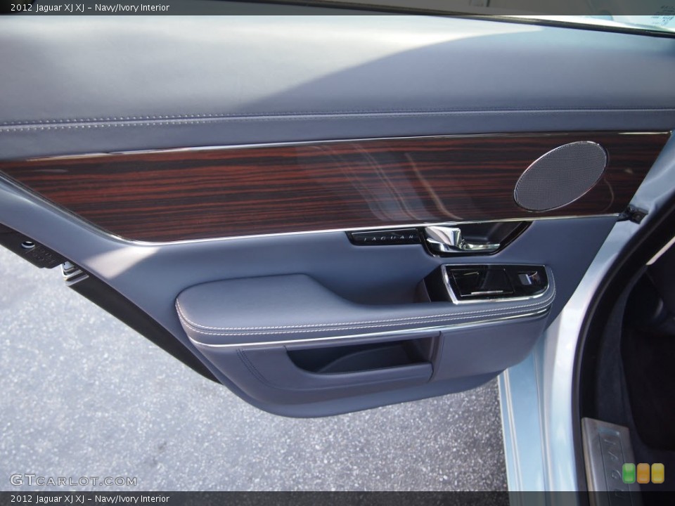 Navy/Ivory Interior Door Panel for the 2012 Jaguar XJ XJ #74463381