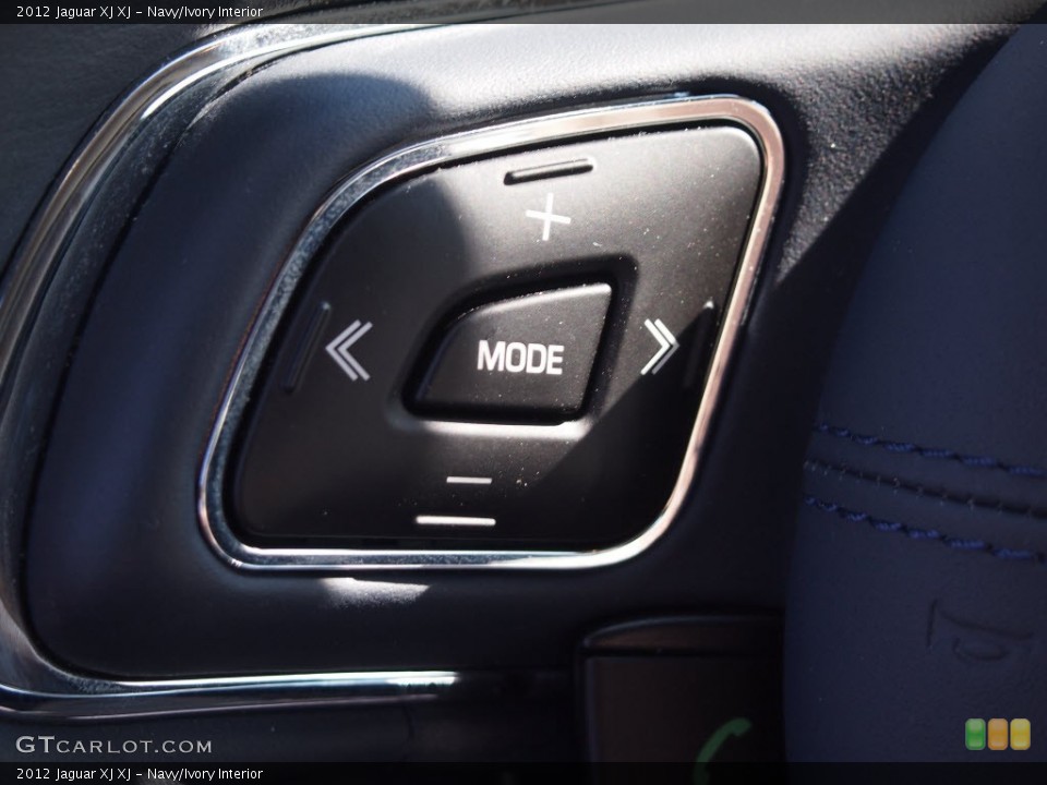Navy/Ivory Interior Controls for the 2012 Jaguar XJ XJ #74463513