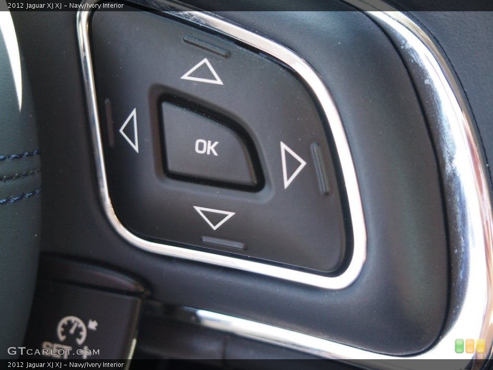 Navy/Ivory Interior Controls for the 2012 Jaguar XJ XJ #74463536