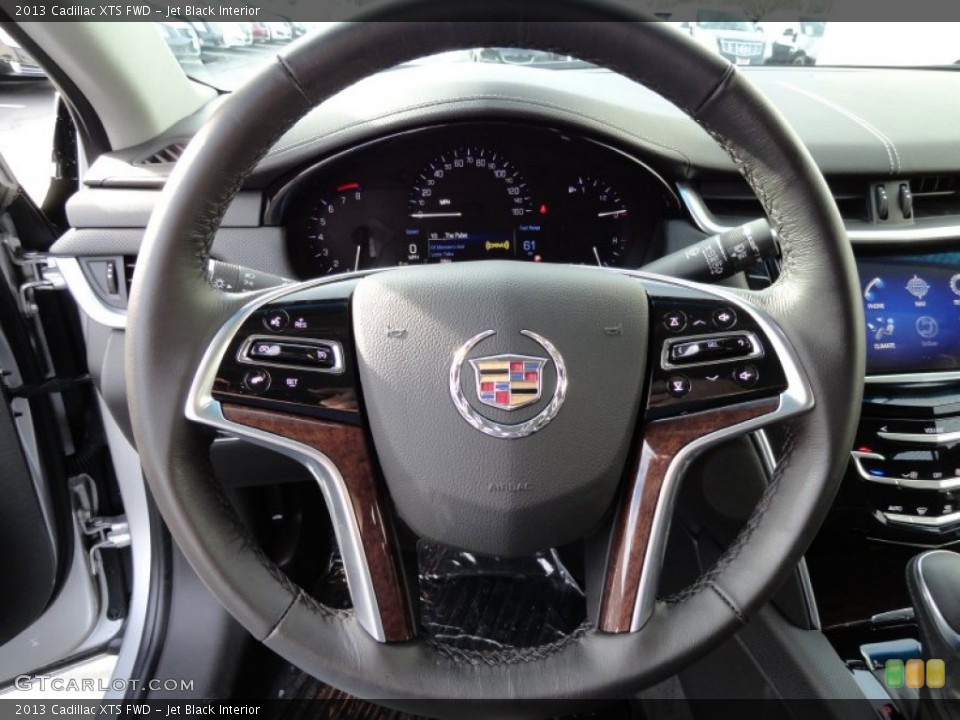 Jet Black Interior Steering Wheel for the 2013 Cadillac XTS FWD #74463701