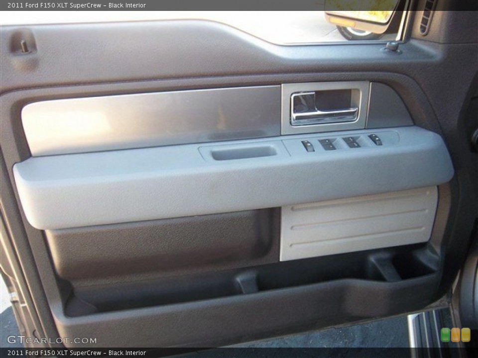 Black Interior Door Panel for the 2011 Ford F150 XLT SuperCrew #74465962