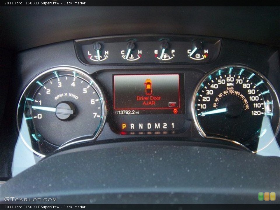 Black Interior Gauges for the 2011 Ford F150 XLT SuperCrew #74466185