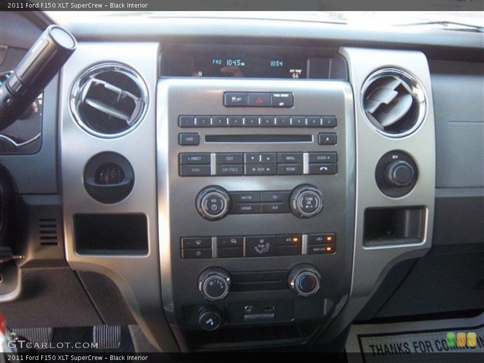 Black Interior Controls for the 2011 Ford F150 XLT SuperCrew #74466211