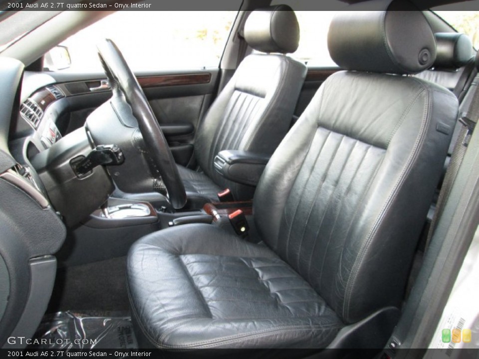 Onyx Interior Front Seat for the 2001 Audi A6 2.7T quattro Sedan #74466608