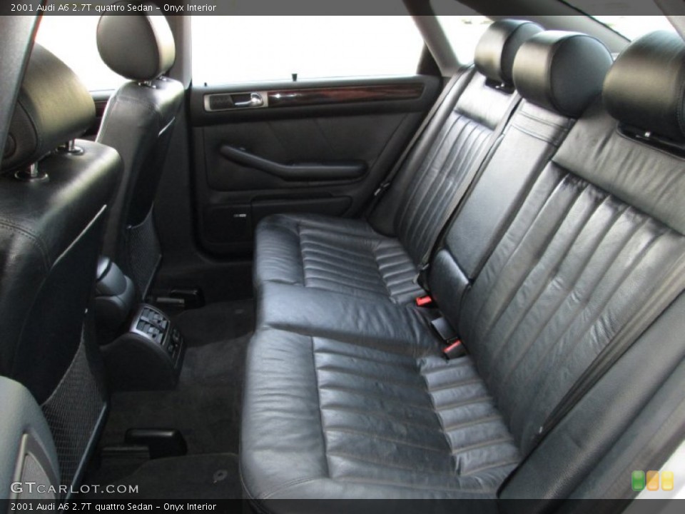 Onyx Interior Rear Seat for the 2001 Audi A6 2.7T quattro Sedan #74466683
