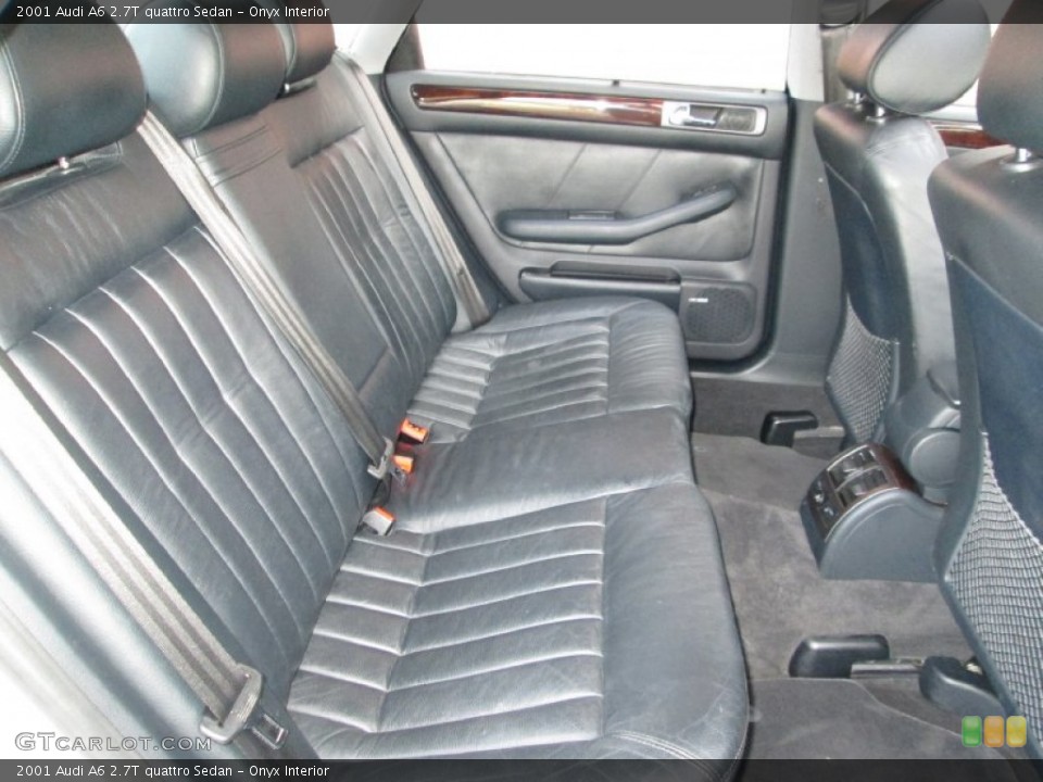 Onyx Interior Rear Seat for the 2001 Audi A6 2.7T quattro Sedan #74466703