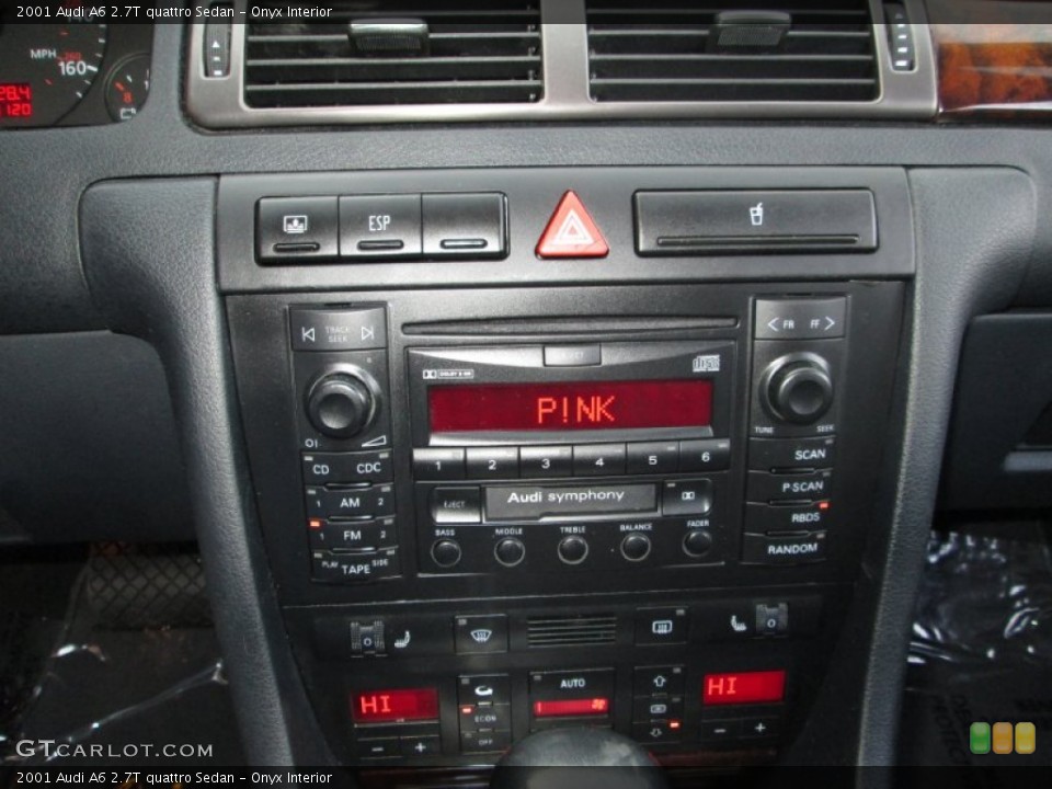 Onyx Interior Controls for the 2001 Audi A6 2.7T quattro Sedan #74466740
