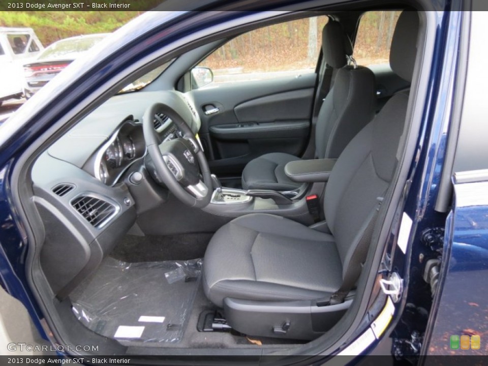 Black Interior Front Seat for the 2013 Dodge Avenger SXT #74467625