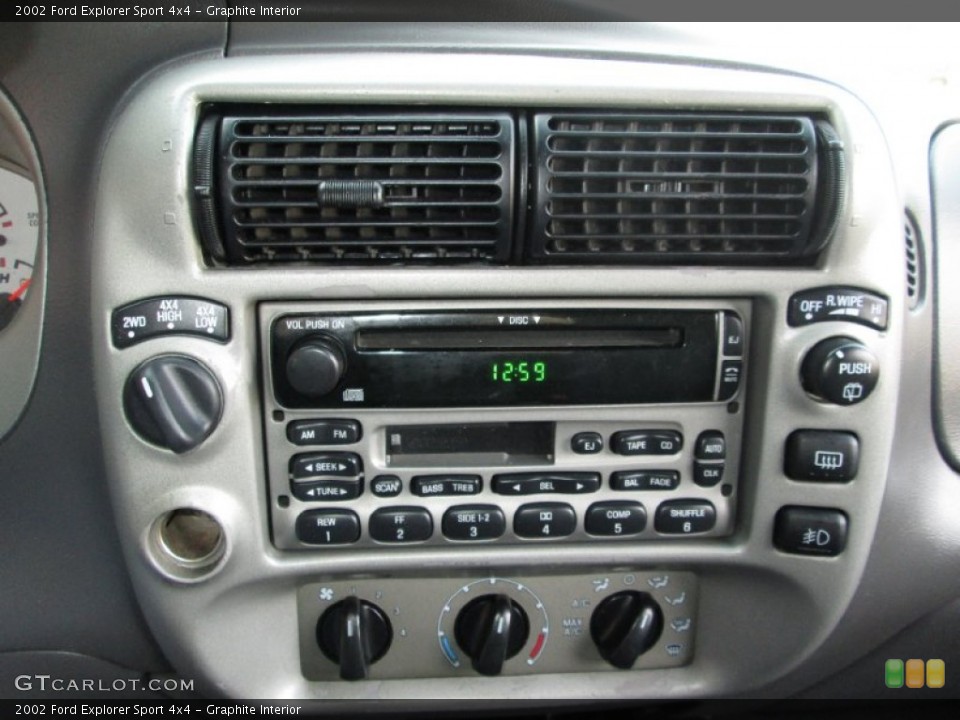 Graphite Interior Controls for the 2002 Ford Explorer Sport 4x4 #74467957
