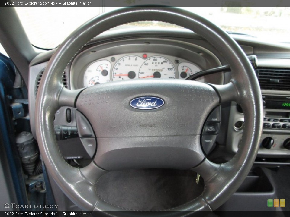 Graphite Interior Steering Wheel for the 2002 Ford Explorer Sport 4x4 #74467994