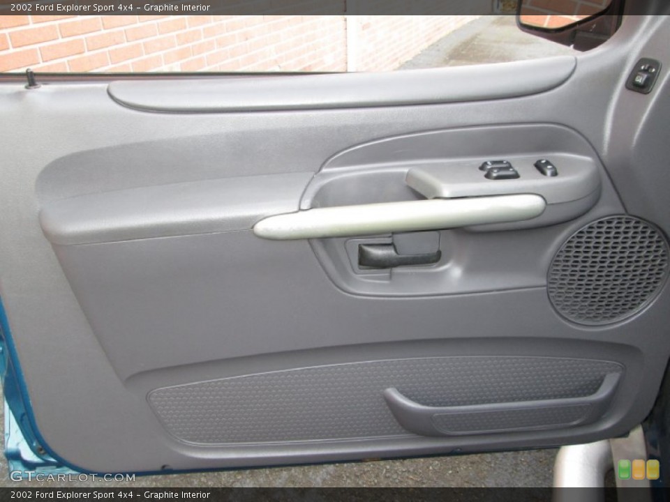 Graphite Interior Door Panel for the 2002 Ford Explorer Sport 4x4 #74468045