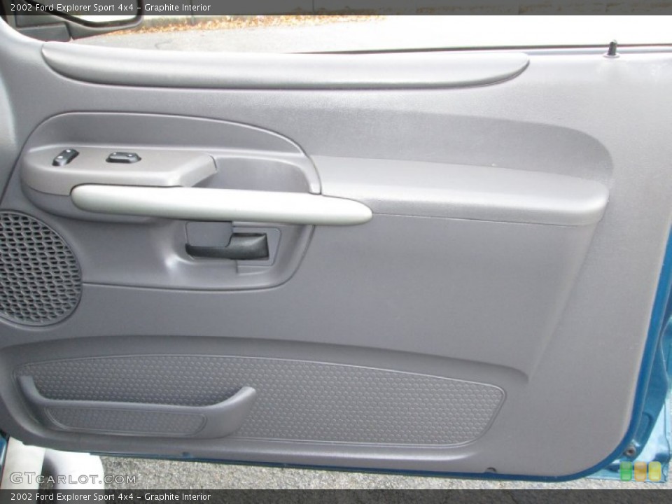 Graphite Interior Door Panel for the 2002 Ford Explorer Sport 4x4 #74468063