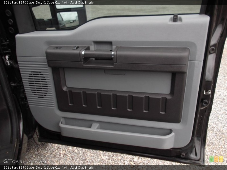 Steel Gray Interior Door Panel for the 2011 Ford F250 Super Duty XL SuperCab 4x4 #74472452