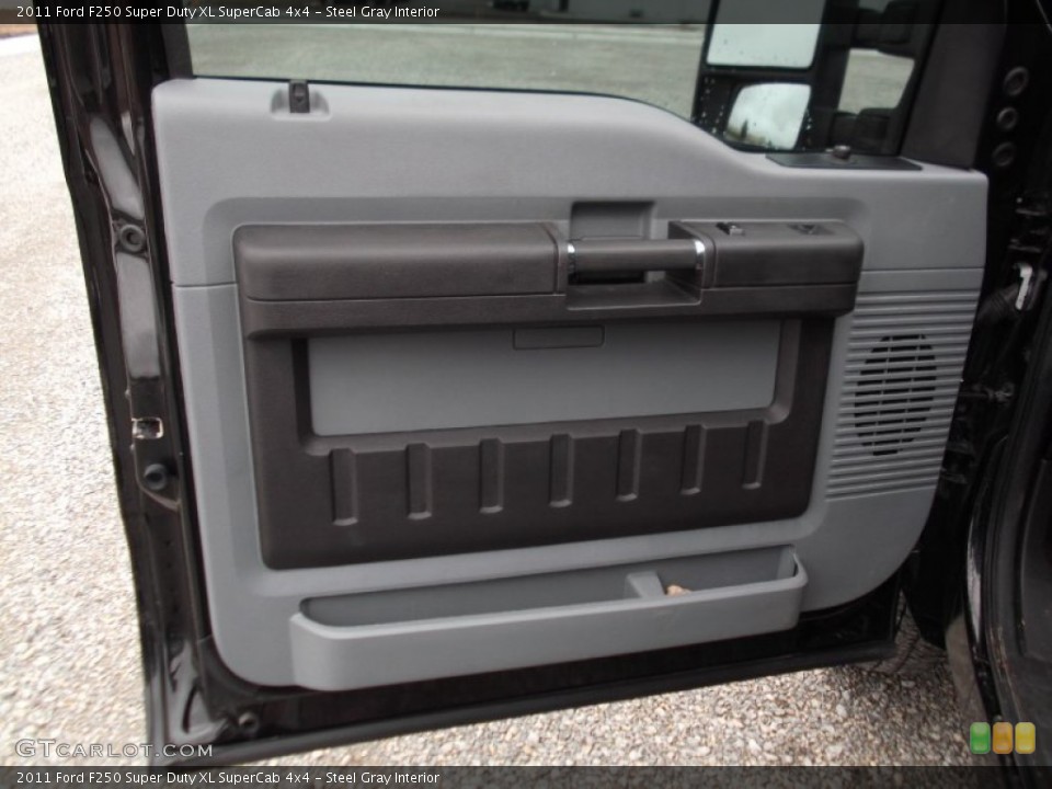 Steel Gray Interior Door Panel for the 2011 Ford F250 Super Duty XL SuperCab 4x4 #74472584