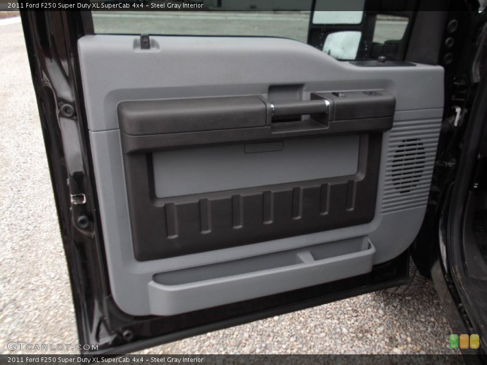 Steel Gray Interior Door Panel for the 2011 Ford F250 Super Duty XL SuperCab 4x4 #74472604