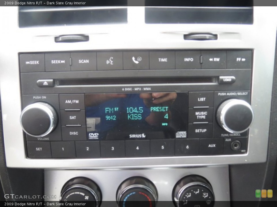 Dark Slate Gray Interior Audio System for the 2009 Dodge Nitro R/T #74474447