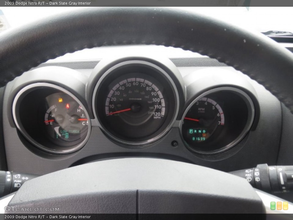 Dark Slate Gray Interior Gauges for the 2009 Dodge Nitro R/T #74474531