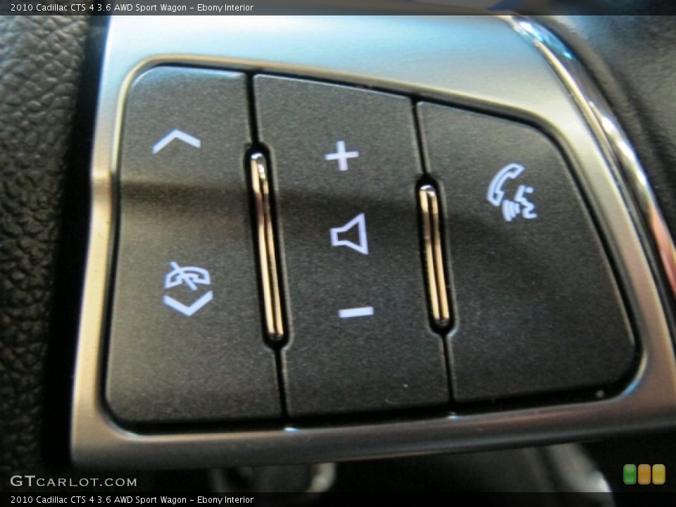 Ebony Interior Controls for the 2010 Cadillac CTS 4 3.6 AWD Sport Wagon #74475458