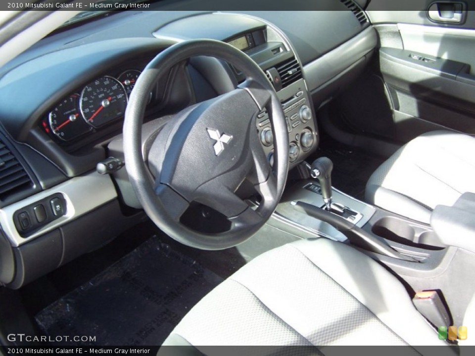Medium Gray 2010 Mitsubishi Galant Interiors