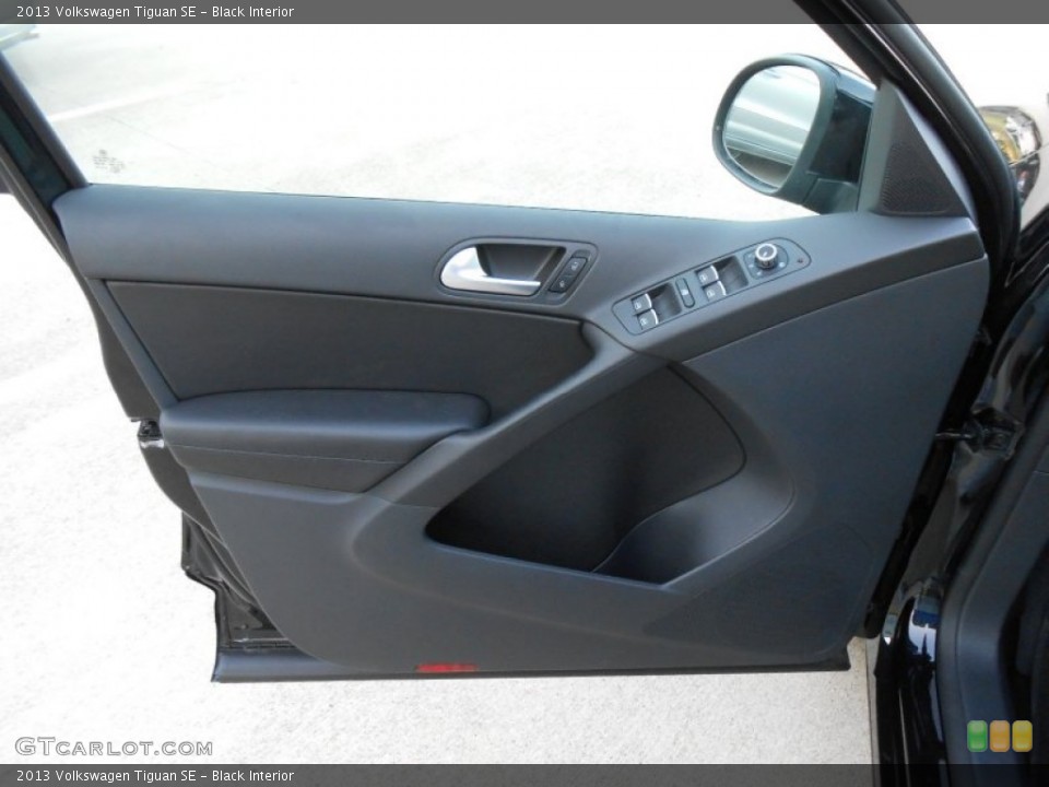 Black Interior Door Panel for the 2013 Volkswagen Tiguan SE #74476916