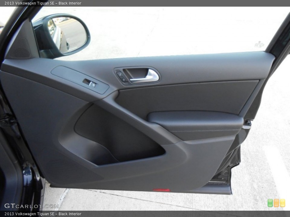 Black Interior Door Panel for the 2013 Volkswagen Tiguan SE #74476952