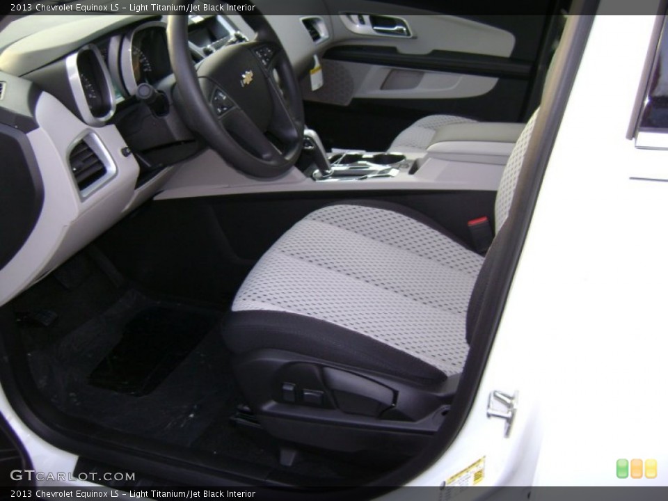 Light Titanium/Jet Black Interior Photo for the 2013 Chevrolet Equinox LS #74477392