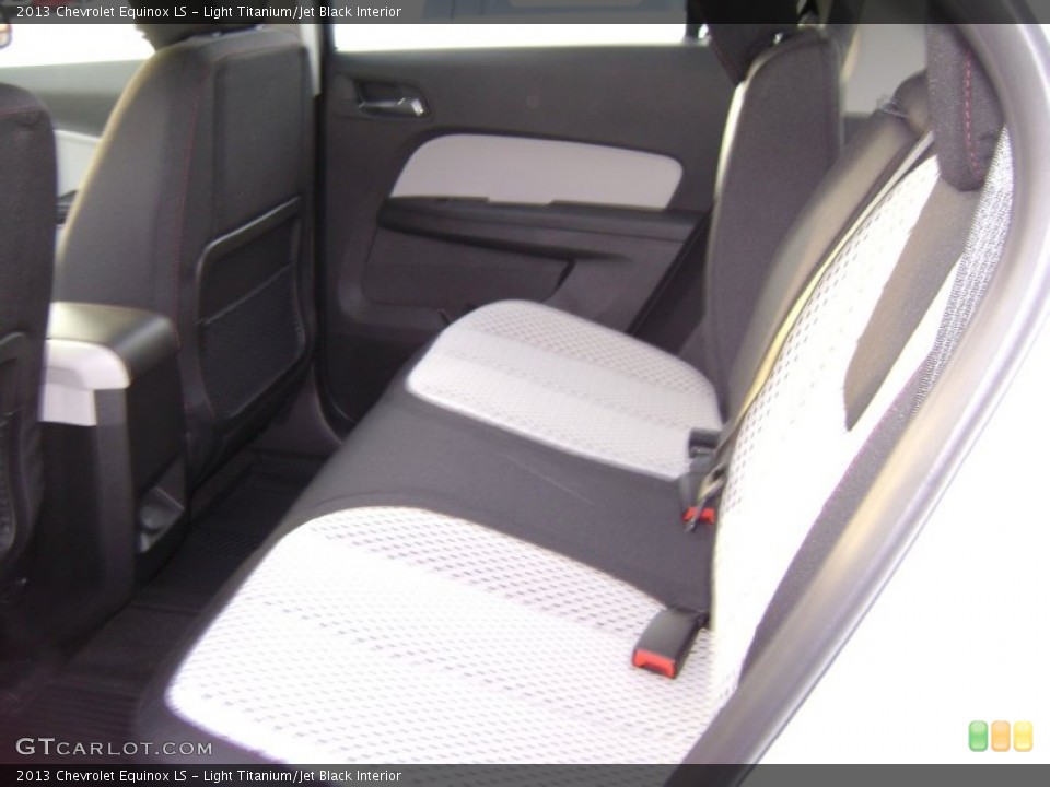 Light Titanium/Jet Black Interior Rear Seat for the 2013 Chevrolet Equinox LS #74477408