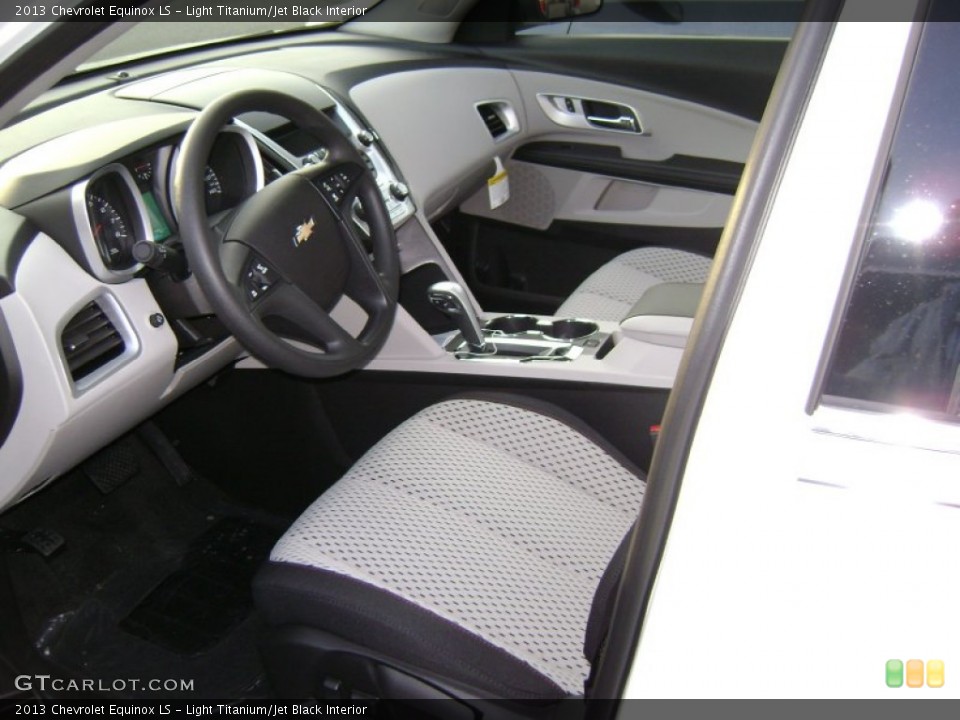 Light Titanium/Jet Black Interior Photo for the 2013 Chevrolet Equinox LS #74477542