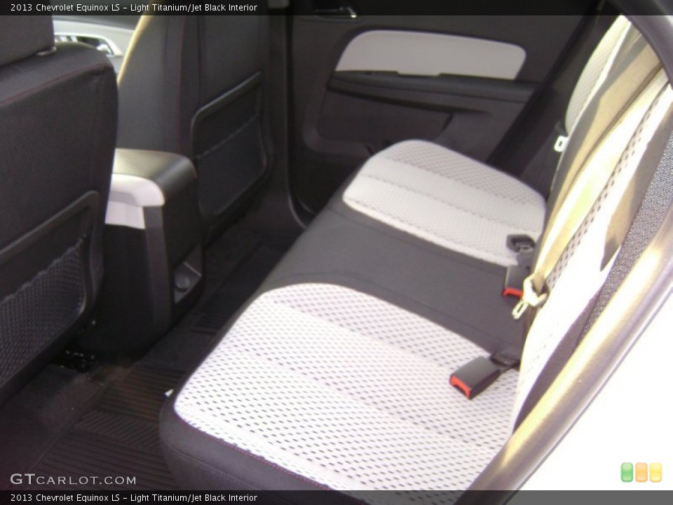 Light Titanium/Jet Black Interior Rear Seat for the 2013 Chevrolet Equinox LS #74477554