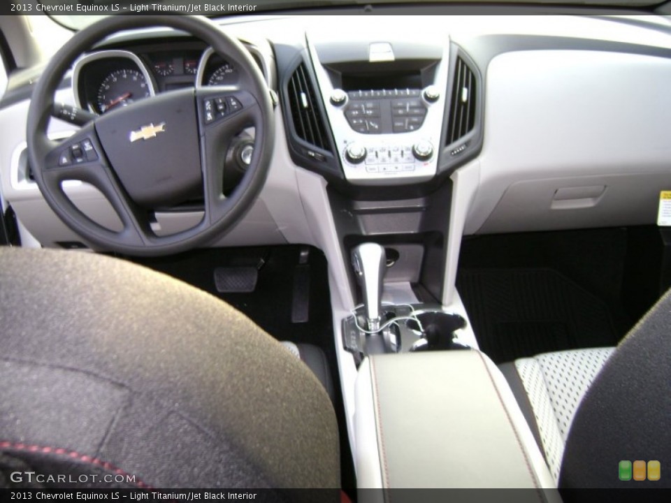 Light Titanium/Jet Black Interior Dashboard for the 2013 Chevrolet Equinox LS #74477572