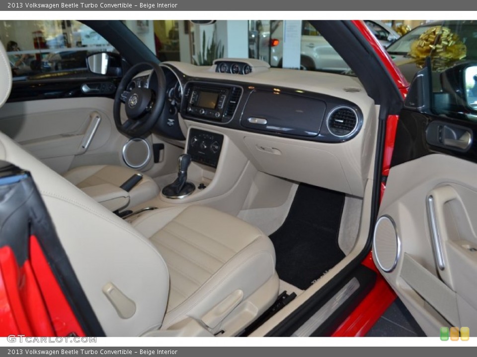 Beige Interior Photo for the 2013 Volkswagen Beetle Turbo Convertible #74477651