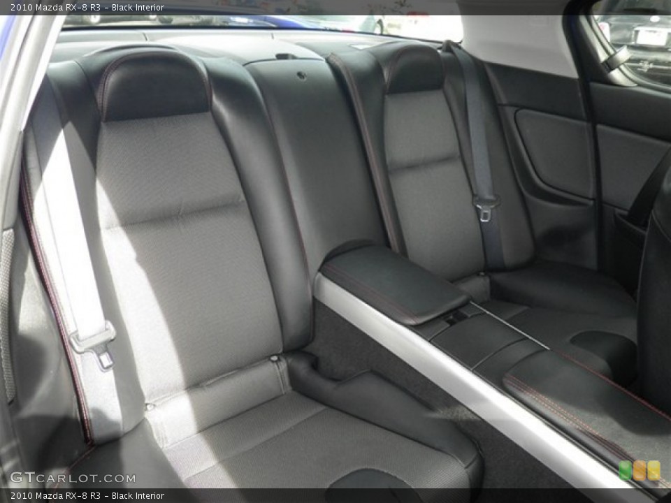 Black Interior Rear Seat for the 2010 Mazda RX-8 R3 #74481704