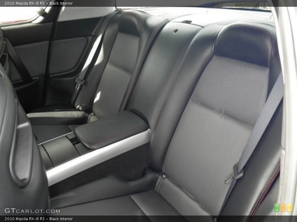Black Interior Rear Seat for the 2010 Mazda RX-8 R3 #74481716