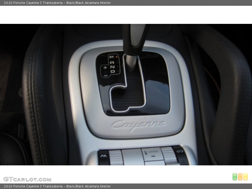 Black/Black Alcantara Interior Transmission for the 2010 Porsche Cayenne S Transsyberia #74481893