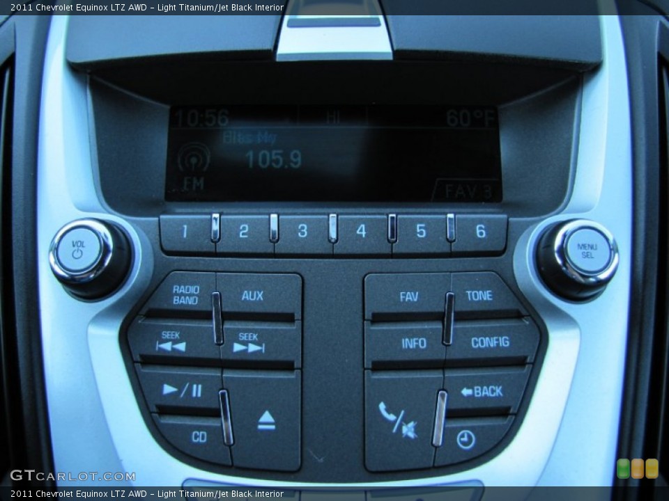 Light Titanium/Jet Black Interior Audio System for the 2011 Chevrolet Equinox LTZ AWD #74482559
