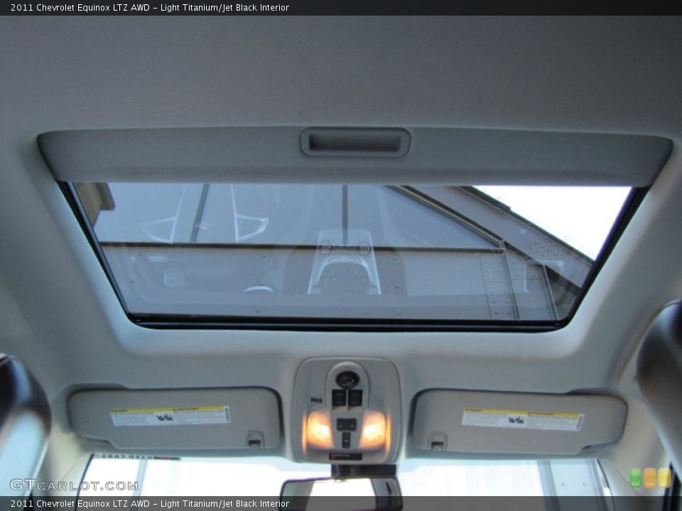 Light Titanium/Jet Black Interior Sunroof for the 2011 Chevrolet Equinox LTZ AWD #74482641