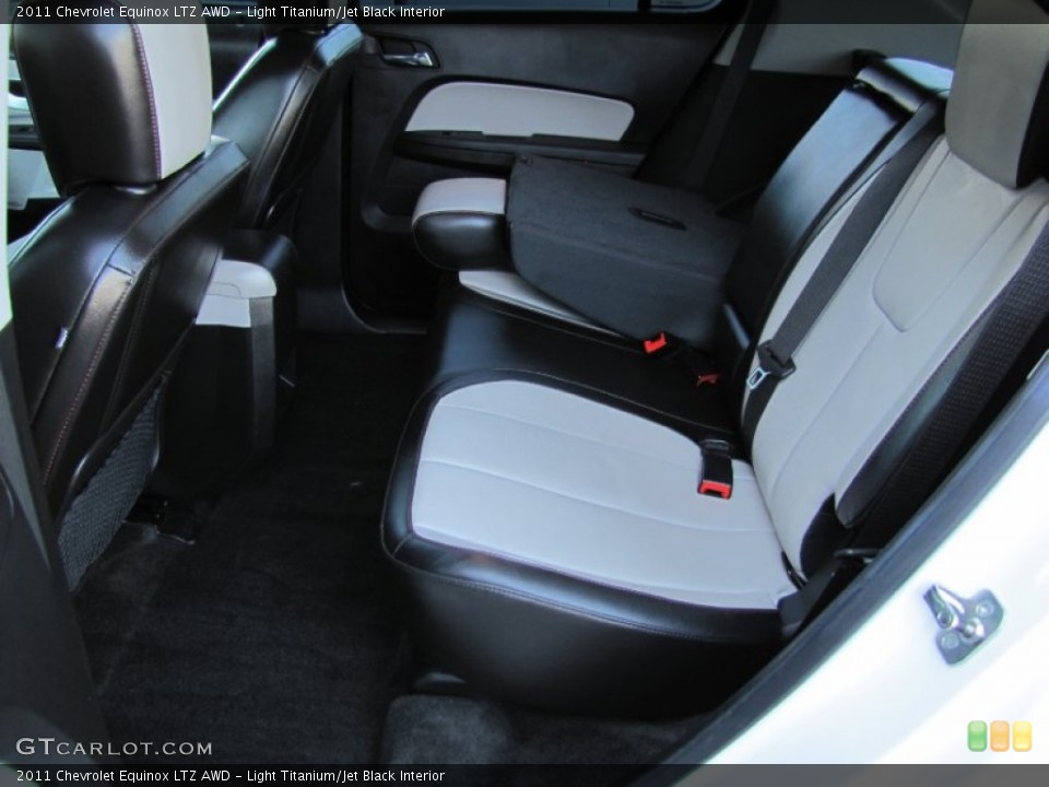 Light Titanium/Jet Black Interior Rear Seat for the 2011 Chevrolet Equinox LTZ AWD #74482665