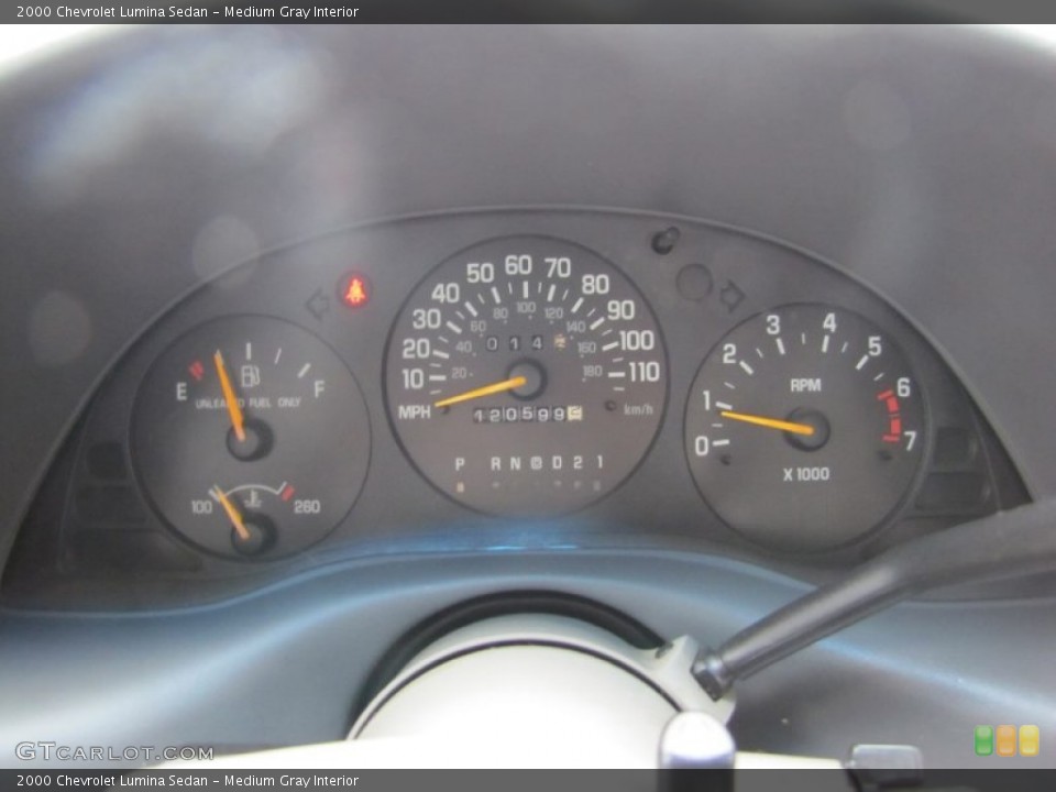 Medium Gray Interior Gauges for the 2000 Chevrolet Lumina Sedan #74483025