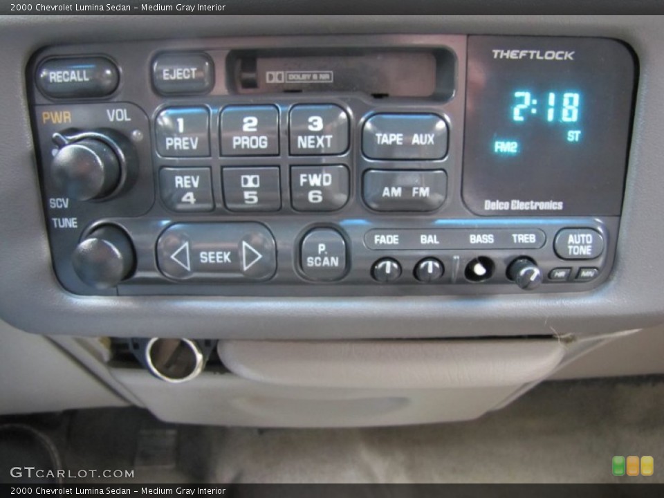 Medium Gray Interior Audio System for the 2000 Chevrolet Lumina Sedan #74483048