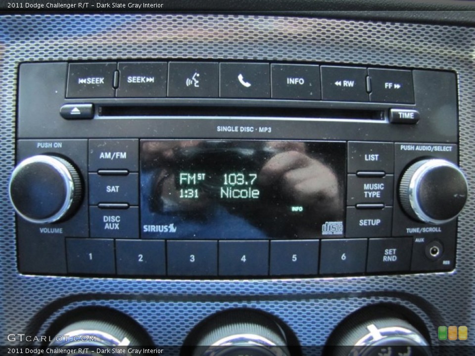 Dark Slate Gray Interior Audio System for the 2011 Dodge Challenger R/T #74483319