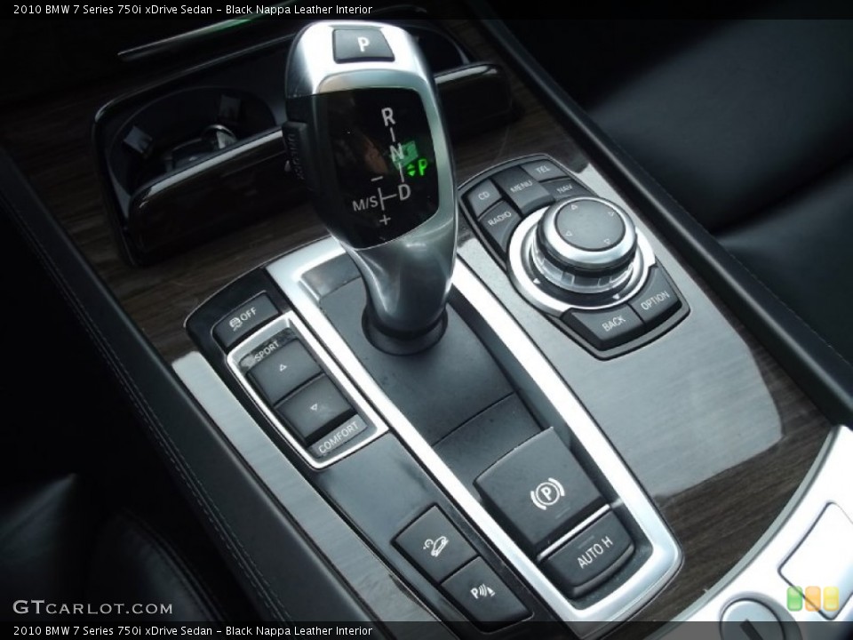 Black Nappa Leather Interior Transmission for the 2010 BMW 7 Series 750i xDrive Sedan #74484065