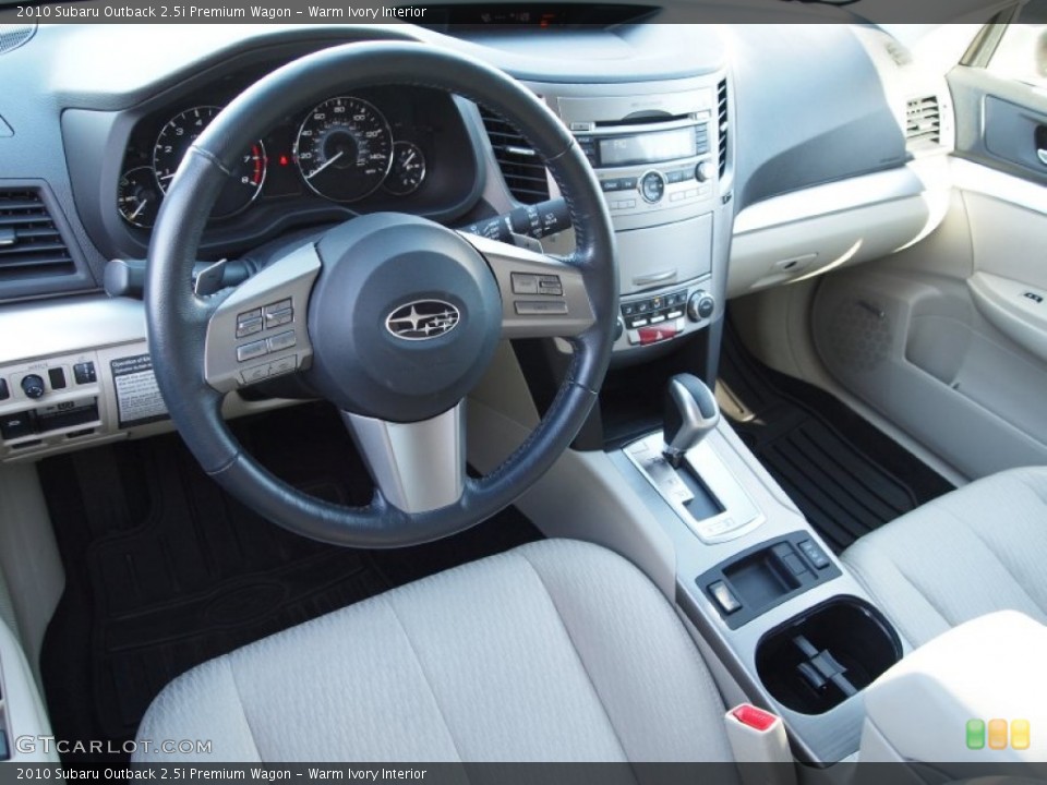 Warm Ivory Interior Photo for the 2010 Subaru Outback 2.5i Premium Wagon #74484260
