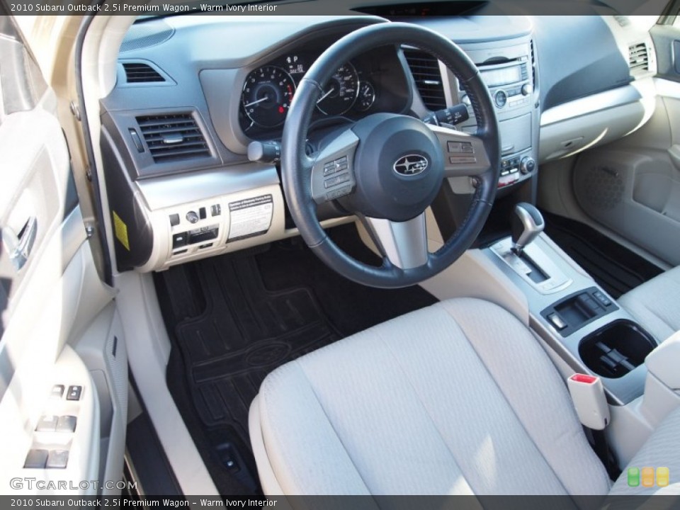 Warm Ivory Interior Photo for the 2010 Subaru Outback 2.5i Premium Wagon #74484272