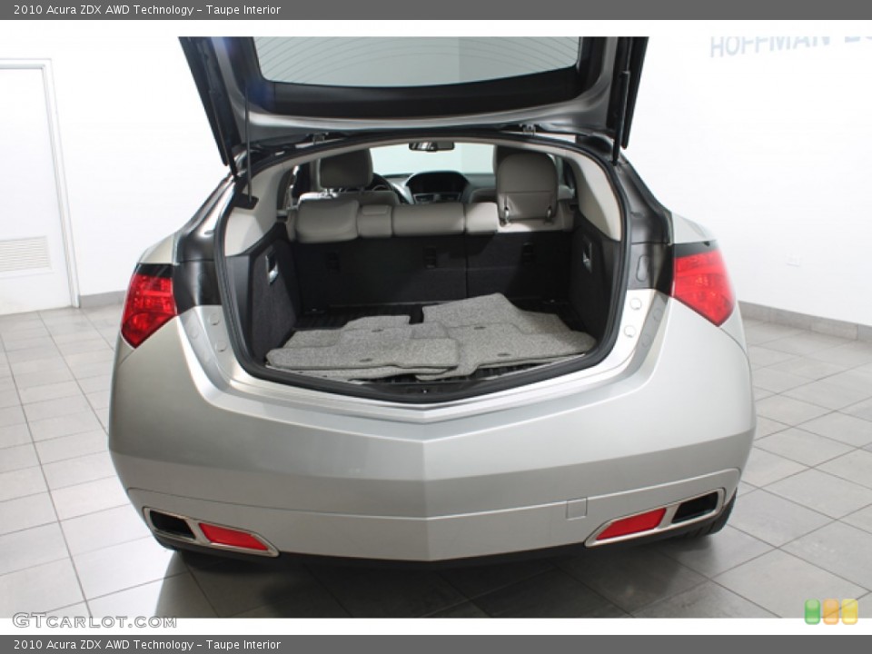 Taupe Interior Trunk for the 2010 Acura ZDX AWD Technology #74485829