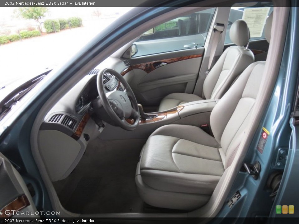 Java Interior Front Seat for the 2003 Mercedes-Benz E 320 Sedan #74488718
