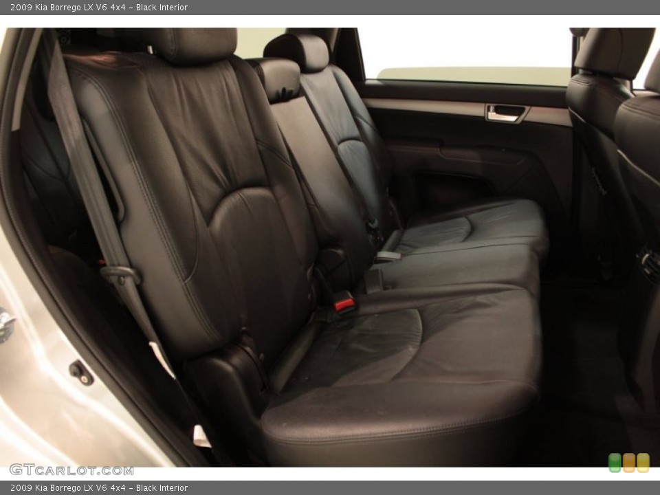 Black Interior Rear Seat for the 2009 Kia Borrego LX V6 4x4 #74488778
